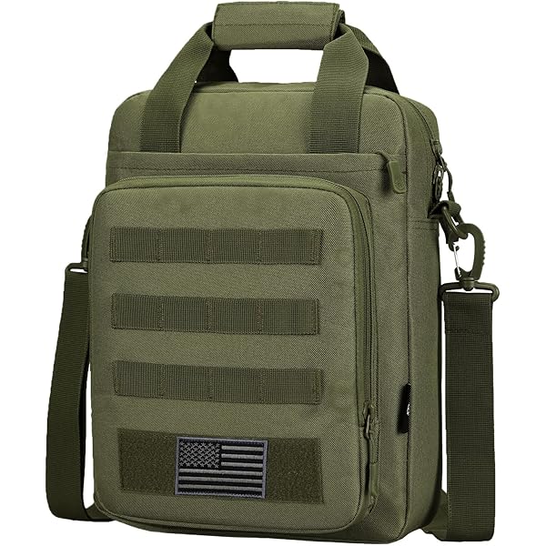 Amazon.com: FRTKK Tactical Messenger Bag Military MOLLE Sling